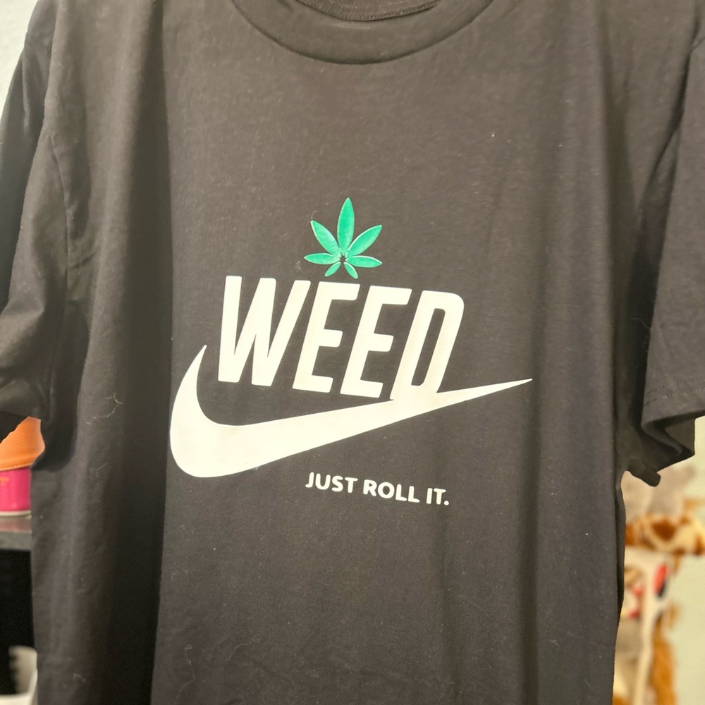 Weed Nike shirt